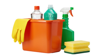 Isolated Cleaning Supplies