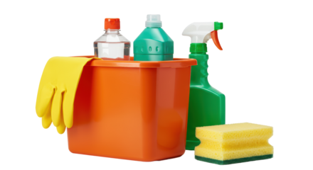 Isolated Cleaning Supplies