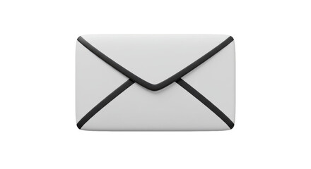 Isolated White Envelope Classic Communication Icon