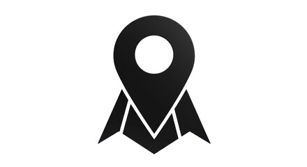 Isolated Map Location Icon