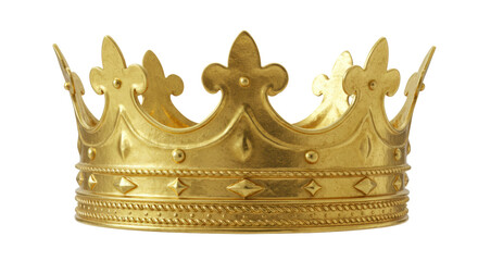 Isolated Golden Crown