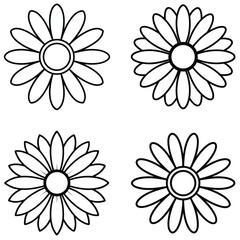 Seamless floral pattern with white flowers on a pink background