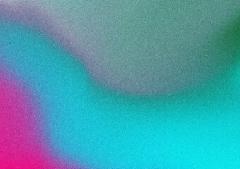 質感のある青やピンクのノイズ入りグラデーション背景　Textured blue and pink noisy blur gradient  background.
