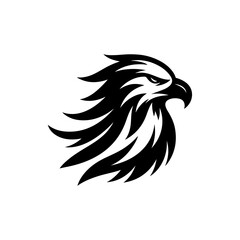Fototapeta premium Rooster mascot vector illustration with wings and feathers