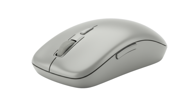 Isolated Modern Technology Wireless Computer Mouse