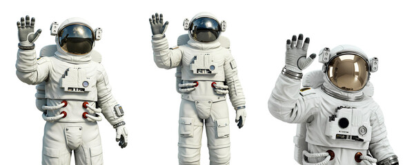 The astronaut set. Ideal for space themes, scientific exploration, advanced technology or creative projects related to the universe and space missions, nature.