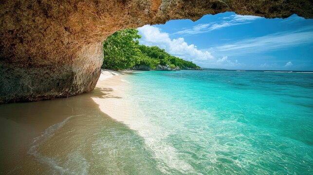 Idyllic Happy Bay in Anguilla: A serene blend of azure waters and lush greenery for your dream travel escape