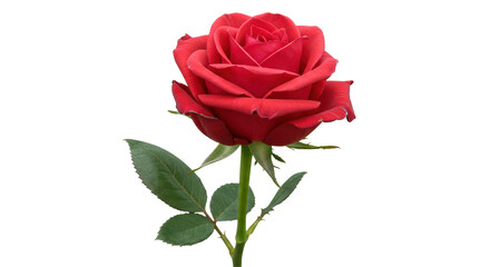 Isolated Red Rose
