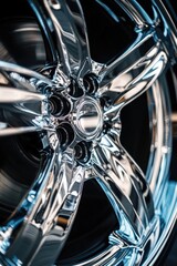 Obraz premium Car Wheel Close Up