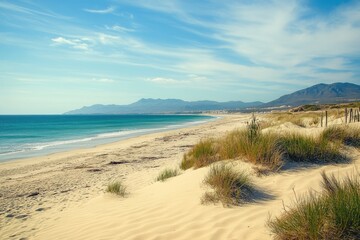 Stunning Beachscape of Tarifa, Andalusia: A Spanish Coastal Paradise for Travelers in Europe