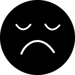 Doodle Emoji face icon. drawn sketch style. different expression emotion mood in flat isolated on transparent background