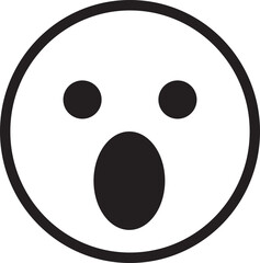 Doodle Emoji face icon. drawn sketch style. different expression emotion mood in line isolated on transparent background