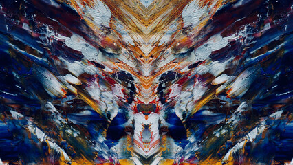 Abstract art background . Hand painting artwork on canvas .