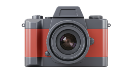 Isolated Retro Camera