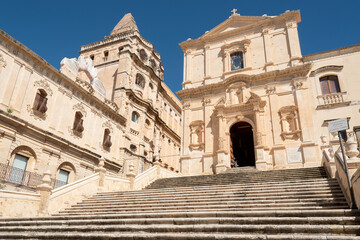 Obraz premium Iglesia de San Carlo al Corso de Noto, Sicilia