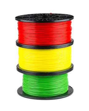 Filament for 3d printer in a stack