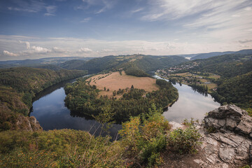 view on the river Czech Republic 