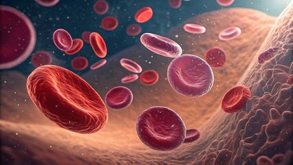 Fototapeta premium red blood cells