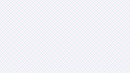 Pink and blue in the white background diagonal plaid backdrop. Checkered seamless pattern.