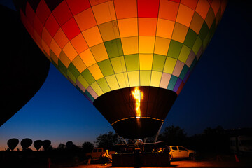 Obraz premium Hot Air Balloon in Cappadocia, Nevsehir, Turkiye