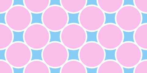 Seamless geometric pattern. Abstract background with circles.