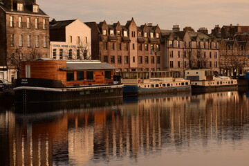 view of the river the shore leith 