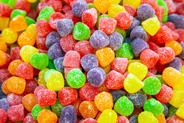 Colorful gummy candies