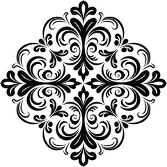Ornamental Floral Vector | Baroque Vintage Pattern | Decorative Design