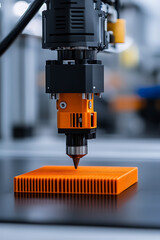 Automated Machine at Work: Precision Technology in Action
