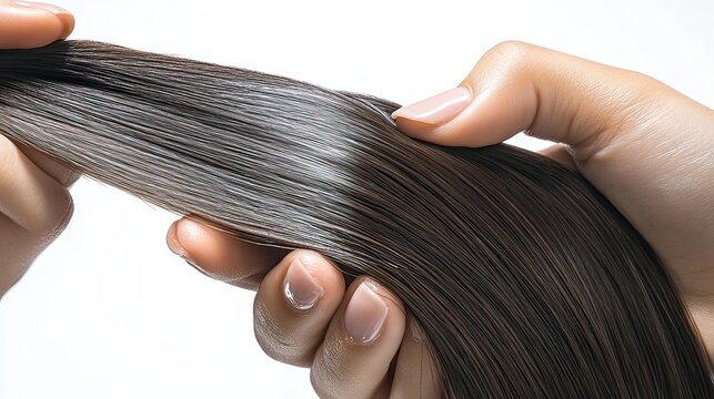 Hair care techniques how to maintain healthy hair home tutorial bright lighting self-care