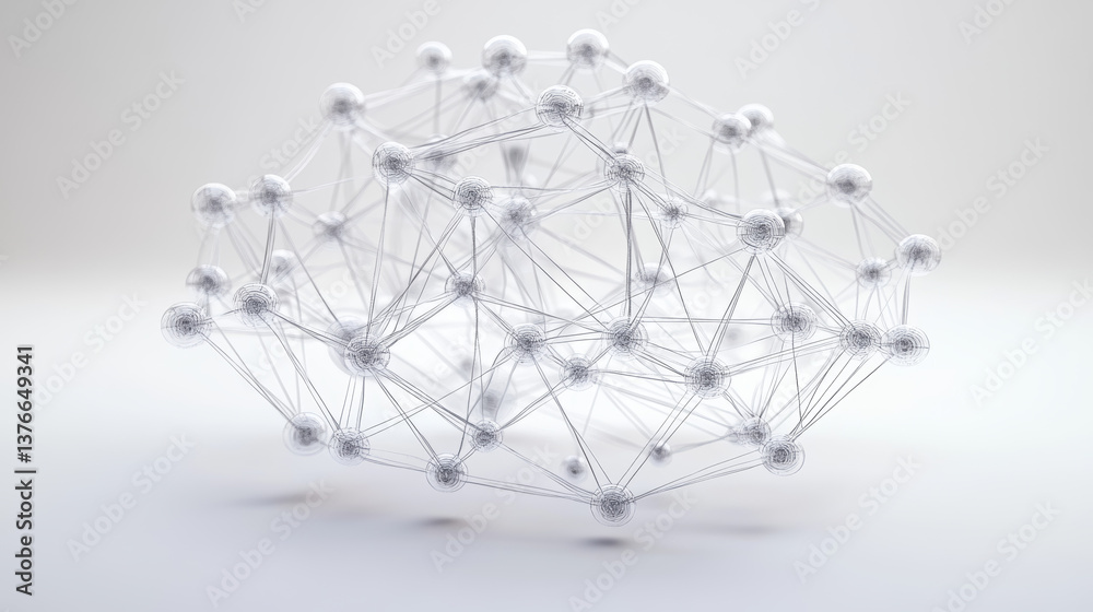 Poster business and digital technologies. data flow in a secure system. analytics and strategy of innovativ