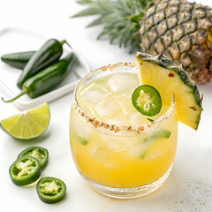 Spicy michelada beverage composition