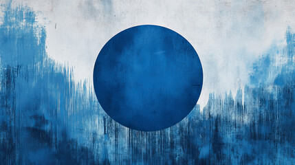 blue circle abstract digital technology background design