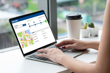 Delivery tracking system for e-commerce and modish online business to timely goods transportation...