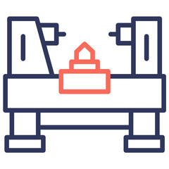 Lathe Machine Icon