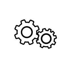 Mechanical Gears: A close-up vector image showcases two interlocking gears in perfect synchronization, symbolizing the intricate workings of machinery and the essence of collaboration.