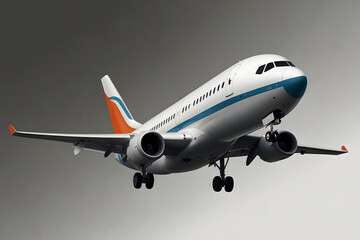 Obraz premium An Airplane Design Highlighting Key Features for Transportation Contexts