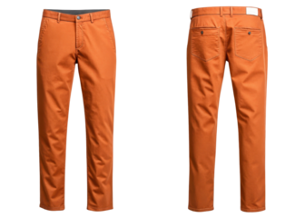 Stylish orange pants mockup showcasing modern design perfect for casual wear and versatile outfits