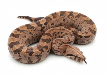 Obraz premium Boa Constrictor isolated on a white background