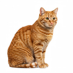 Obraz premium Cat isolated on a white background