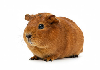 Fototapeta premium Guinea Pig isolated on a white background