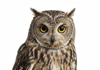 Fototapeta premium Owl on wite background