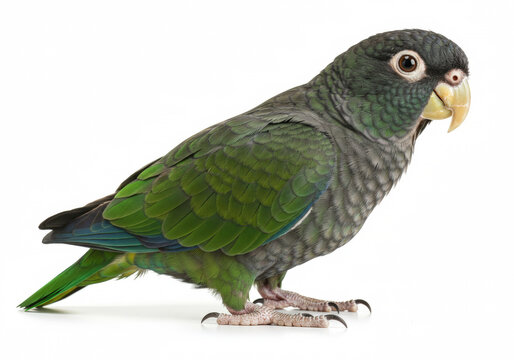 Pionus Parrot on a white background