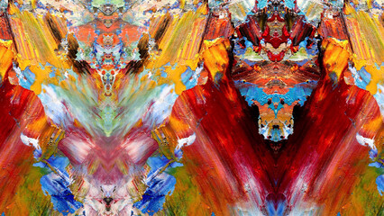 Abstract art background . Hand painting artwork on canvas .