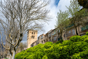 Beautiful small town of Laguardia in the Basque Rioja, in Spain