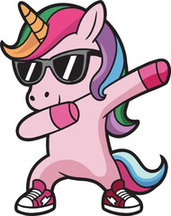  Vector art mascot, logo design template and graphic elements for T-shirt, advertising, branding, posters and banners, funny cartoon illustrations with smiling character, Dabbing  mascot, mascot