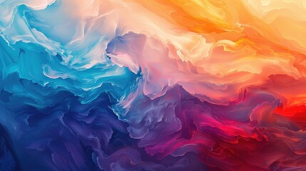 Panoramic View of Antelope Canyon in Arizona, USA, Featuring Abstract Rock Formations and Vibrant Colors, Perfect for a Stunning Background