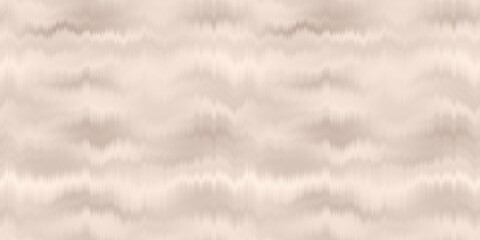 Soft brown space dyed washed border seamless pattern. Mocha tan effect washed wavy degraded design for banners, fashion ribbon trim and edge designs. Mottled textured and calm.