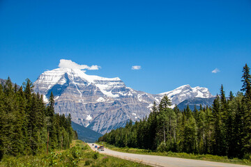 Mount Robson - highest point of Canadian Rockies