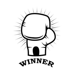 boxing club labels, emblems and design elements. Vector illustration.